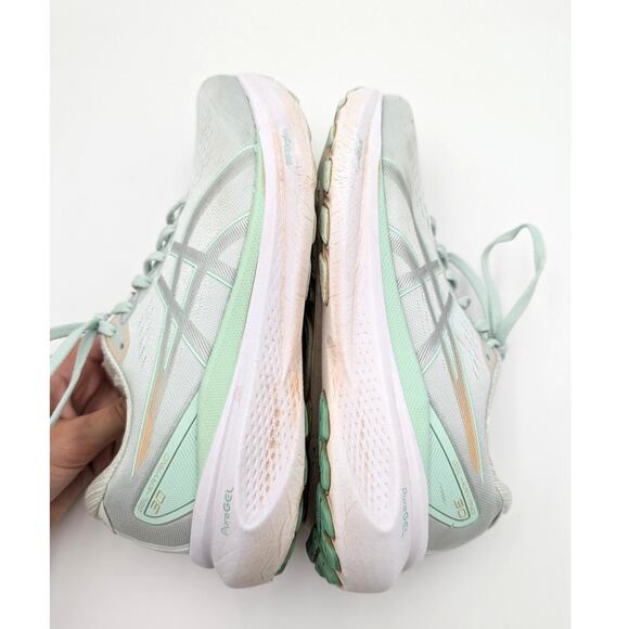 ASICS Gel-Kayano 30 Knit Runner Sneaker Shoes Women's Pale Mint Size US8 EU39.5 - Picture 9 of 15
